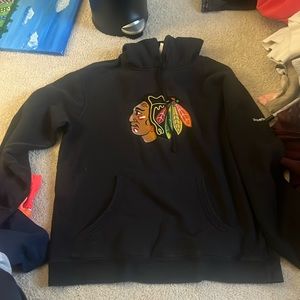 Embroidered Chicago Blackhawks hoodie